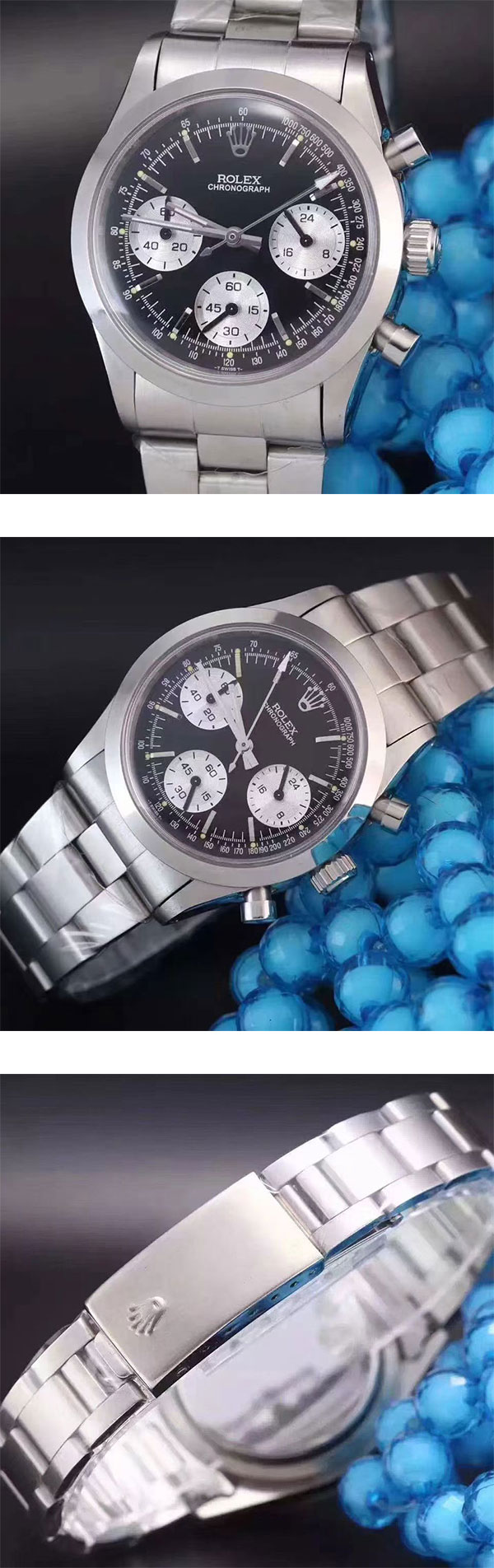 【RA製 クオーツ】ロレックスコピー時計 プレデイトナ 11番 6238 アンティーク メンズ